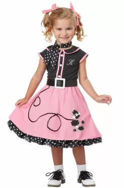 50's Poodle Cutie Toddler Costume