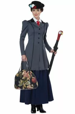 English Nanny Adult Costume