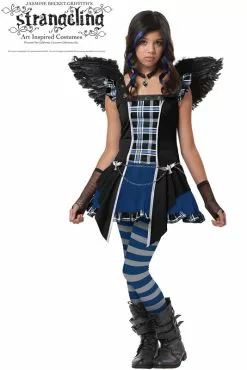 Strangeling Raven Tween Costume