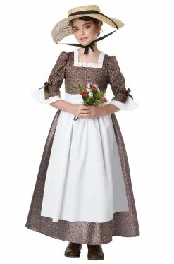American Colonial Dress Child Costume