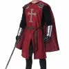 Knight's Surcoat Adult Costume (Red)