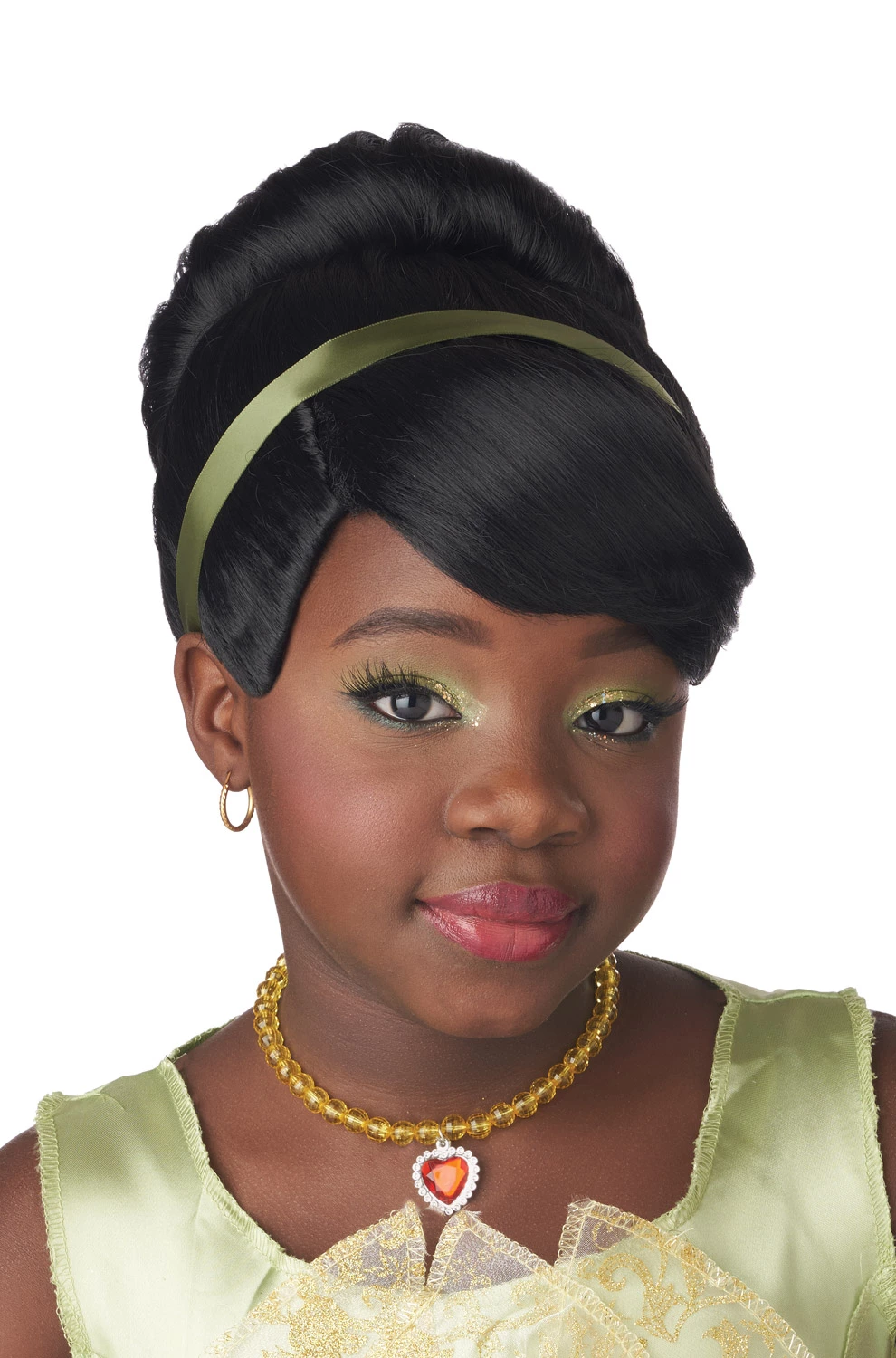 Fairy Tale Frog Princess Child Wig 1 Fairy Tale Frog Princess Child Wig