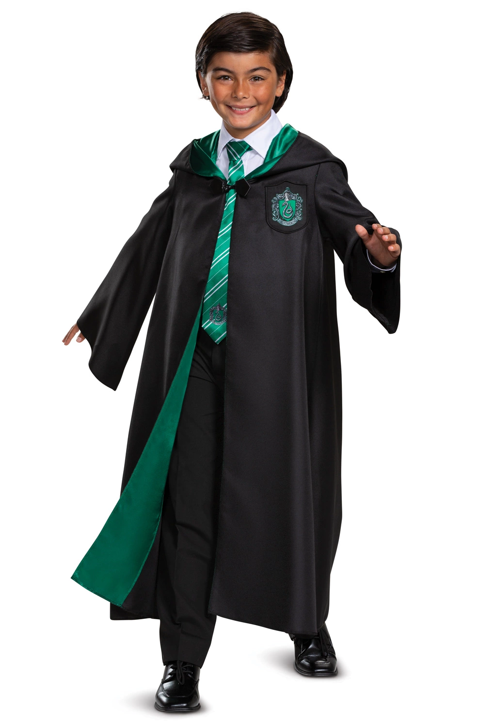 Slytherin Robe Deluxe Child Costume 1 Slytherin Robe Deluxe Child Costume