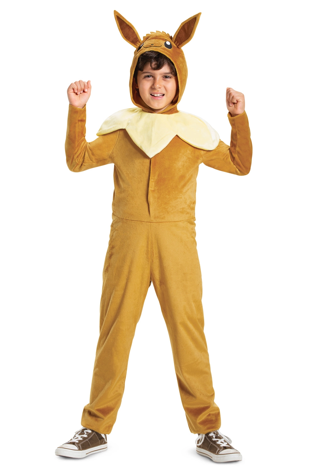 Eevee Hooded Jumpsuit Classic Child Costume 1 Eevee Hooded Jumpsuit Classic Child Costume
