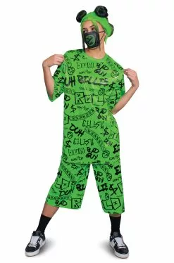 Billie Eilish Classic Tween/Adult Costume (Green)