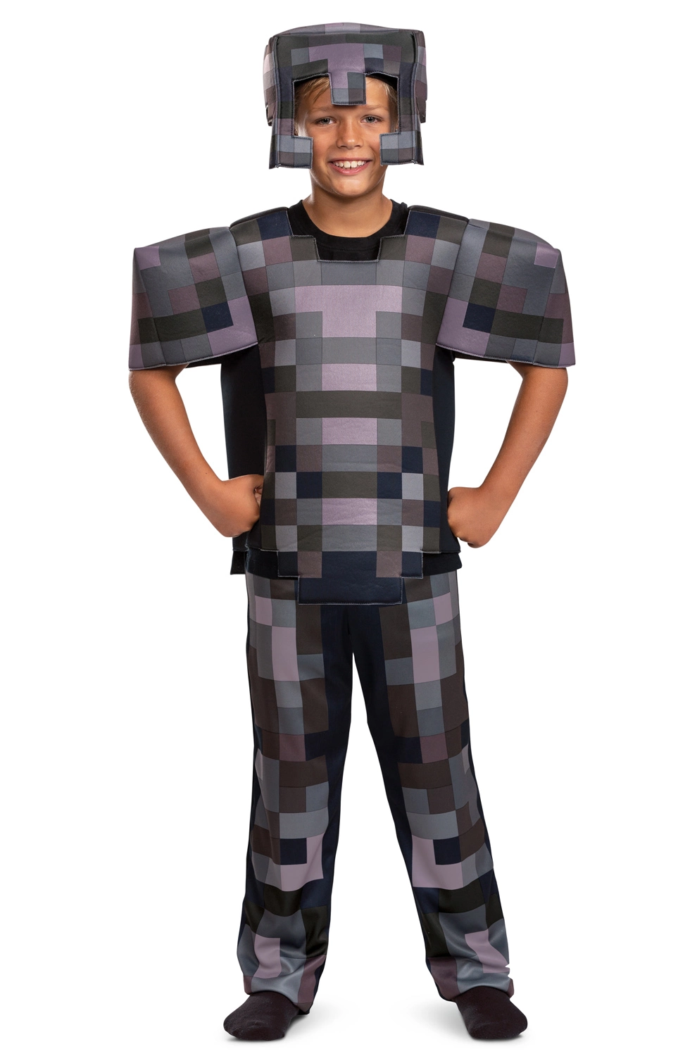 Netherite Armor Deluxe Child Costume 1 Netherite Armor Deluxe Child Costume