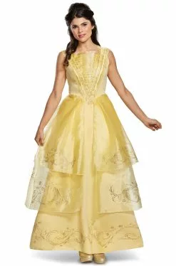 Belle Ball Gown Deluxe Adult Costume