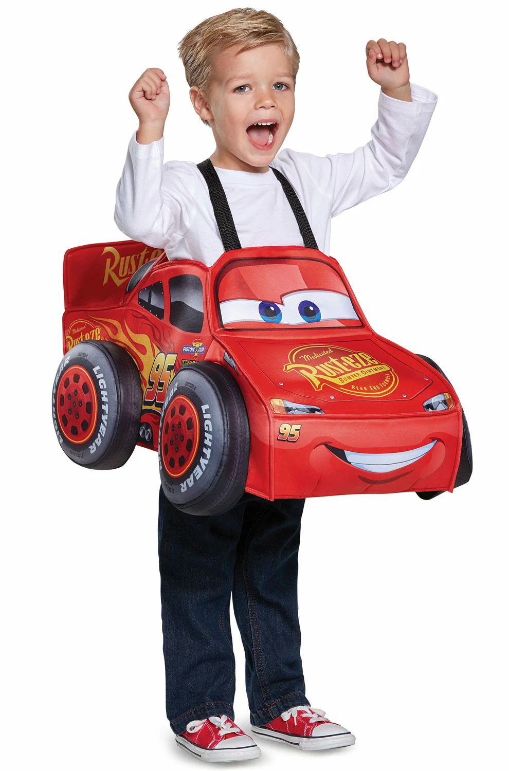 Lightning McQueen 3D Toddler Costume 1 Lightning McQueen 3D Toddler Costume