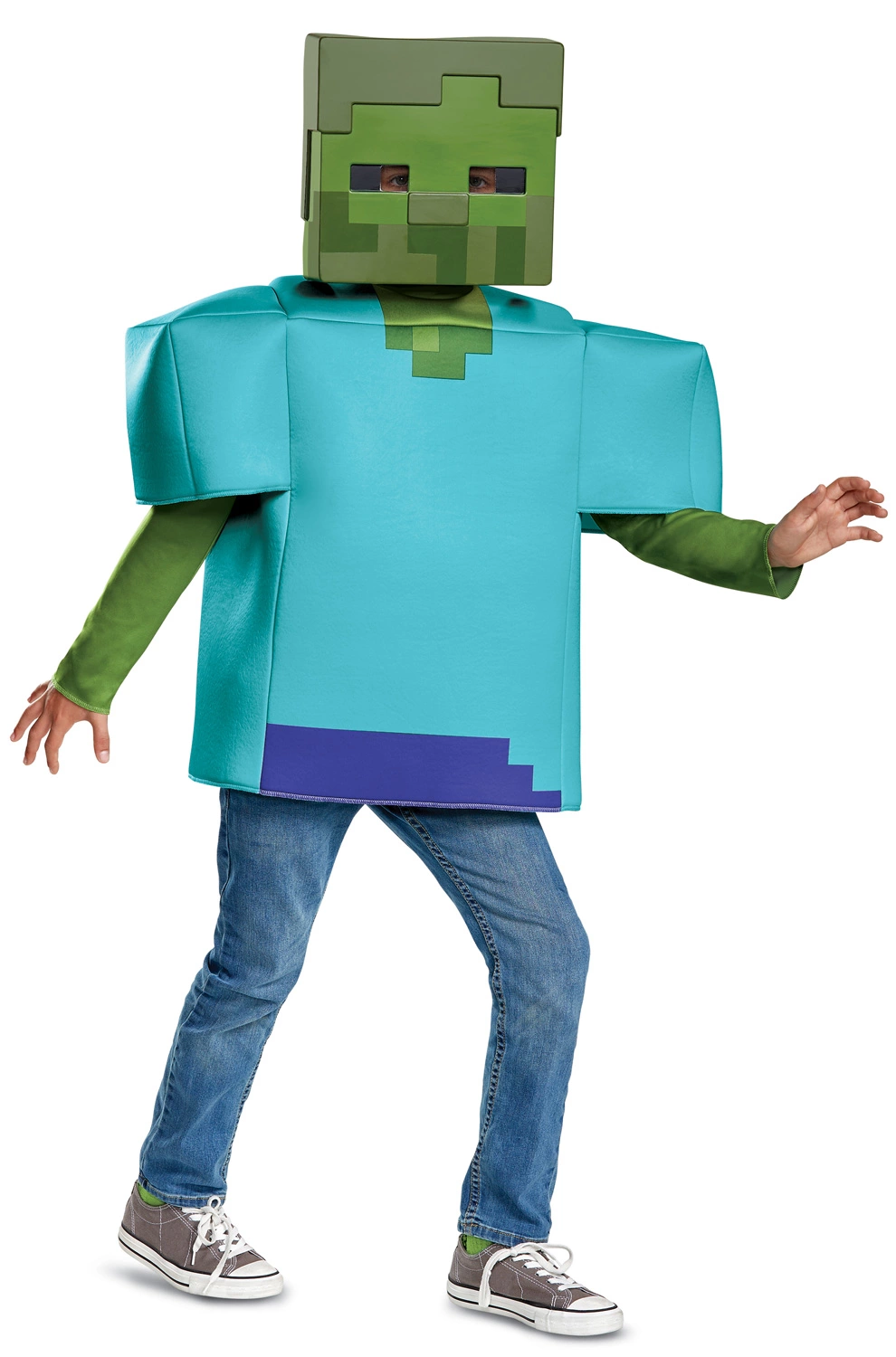 Minecraft Zombie Classic Child Costume 1 Minecraft Zombie Classic Child Costume