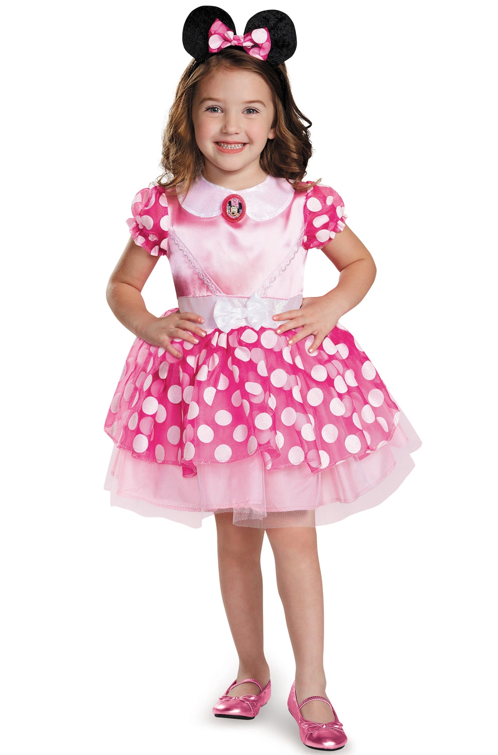 Pink Minnie Mouse Classic Tutu Toddler/Child Costume 1 Pink Minnie Mouse Classic Tutu Toddler/Child Costume