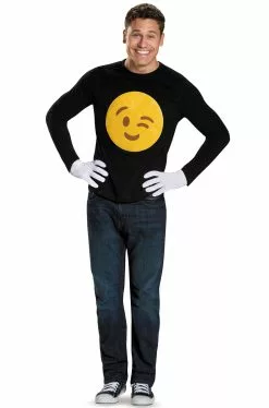 Wink Emoticon Costume Kit