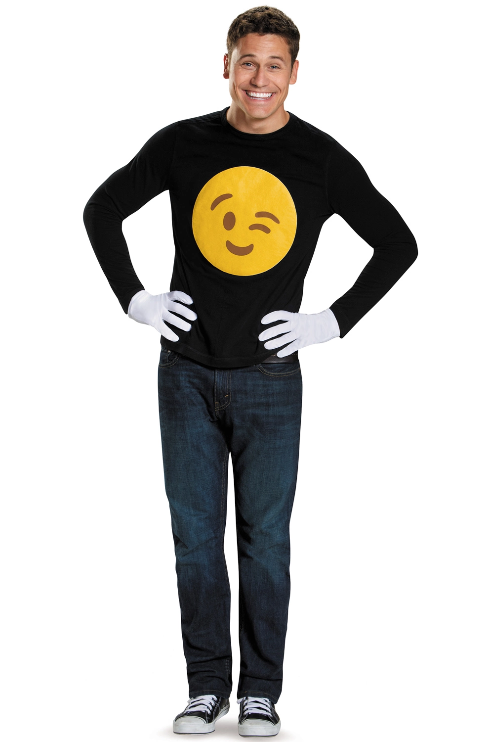 Wink Emoticon Costume Kit 1 Wink Emoticon Costume Kit