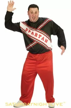 Male Spartan Cheerleader Plus Size Costume