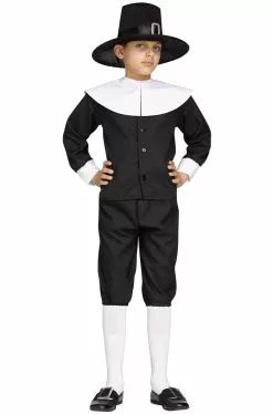 American Pilgrim Boy Child Costume