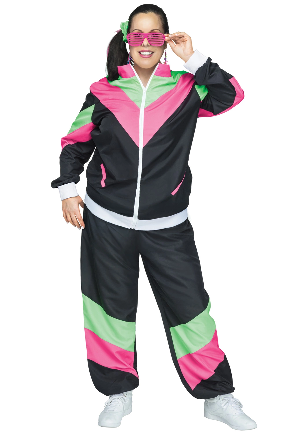 80s Female Track Suit Plus Size Costume 1 80s Female Track Suit Plus Size Costume