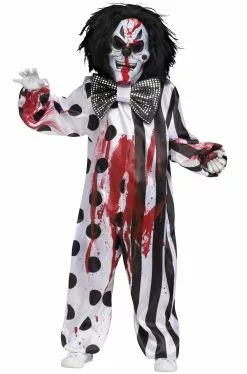Bleeding Killer Clown Child Costume