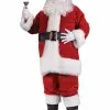 Regency Plush Red Santa Suit Adult Costume