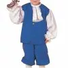 Blue Colonial Boy Child Costume