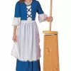 Blue Colonial Girl Child Costume