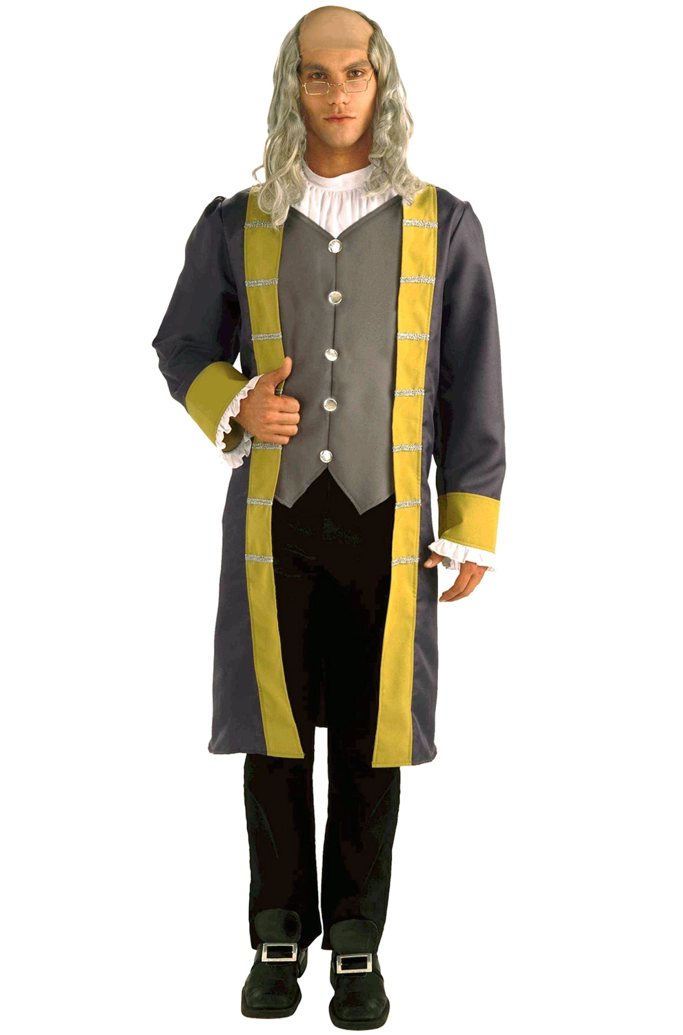 Classic Ben Franklin Adult Costume 1 Classic Ben Franklin Adult Costume