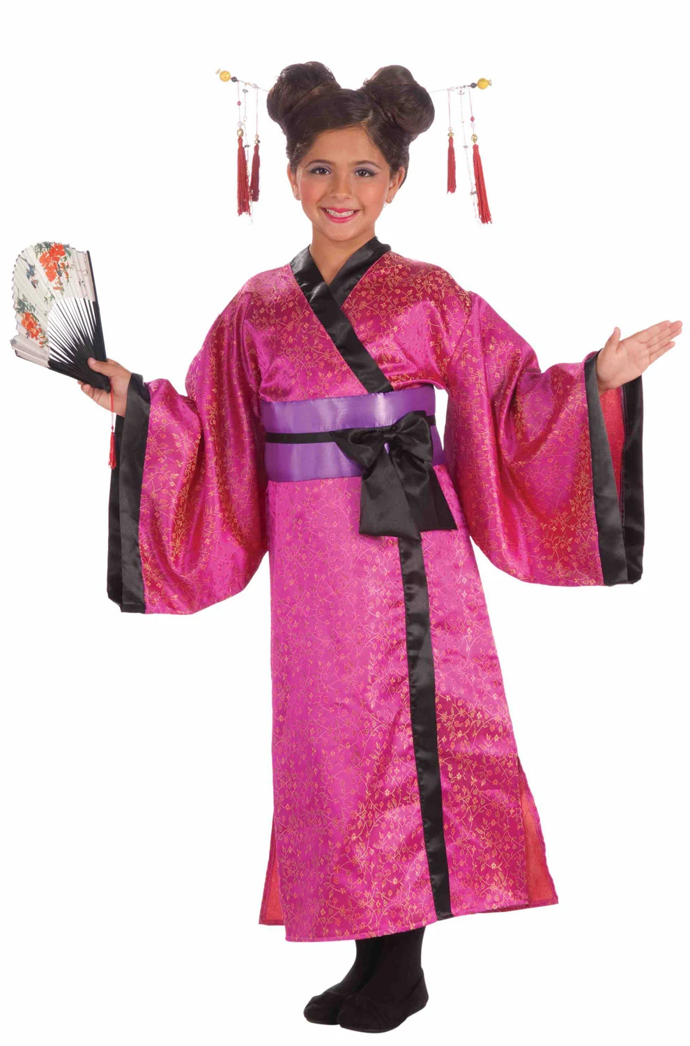 Japanese Princess Child Costume (Small) 1 Japanese Princess Child Costume (Small)