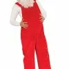 Santa Overalls Adult Costume