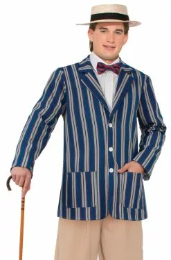 Roaring 20s Boater Jacket Adult Costume (STD)