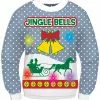 Jingle Bells Light Up Sweater Adult Costume (Medium)