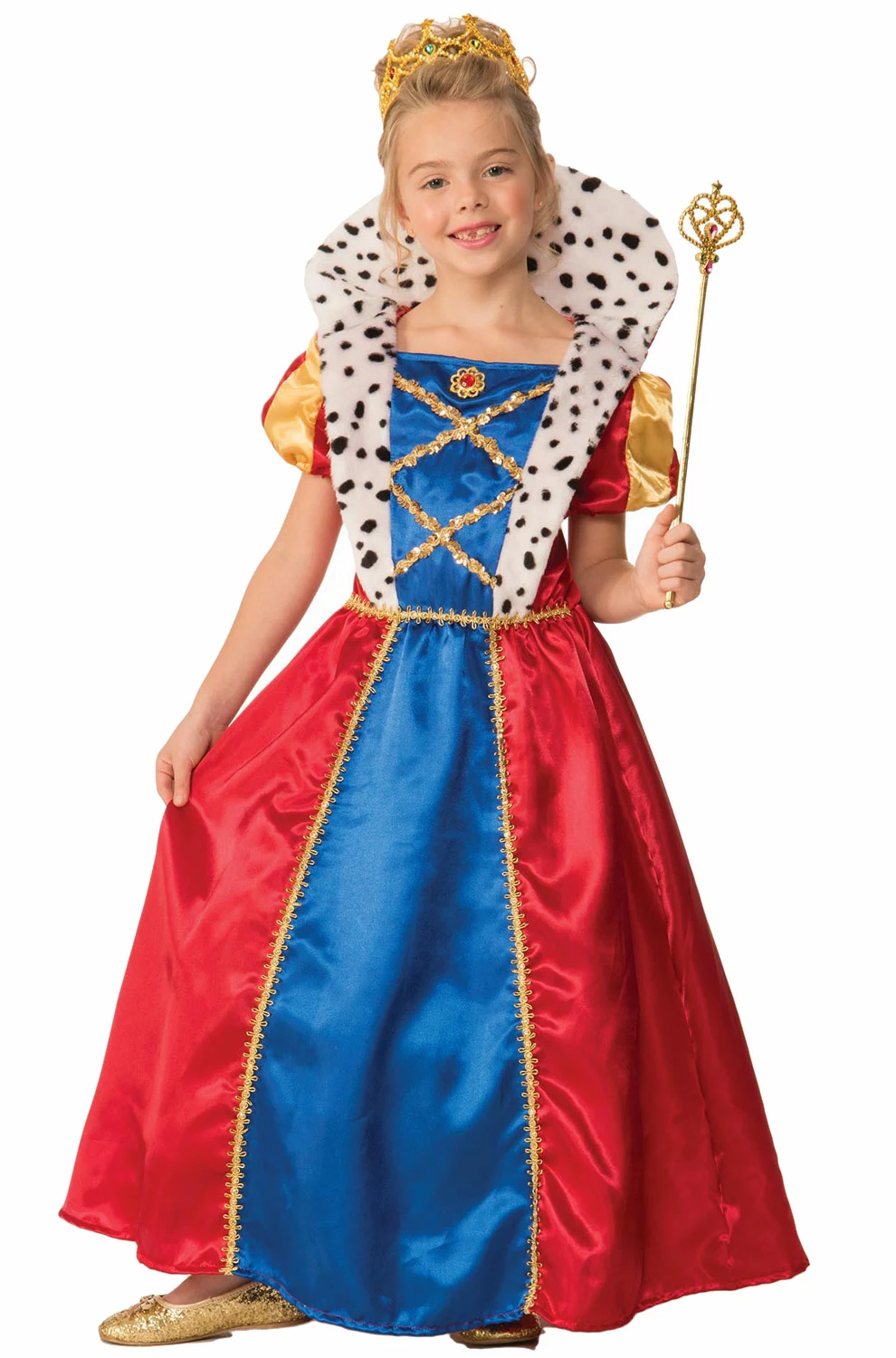 Royal Queen Child Costume (Small) 1 Royal Queen Child Costume (Small)