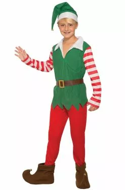 Santa's Helper Boy Child Costume (Small)