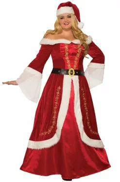 Premium Mrs. Claus Plus Size Costume (1XL)