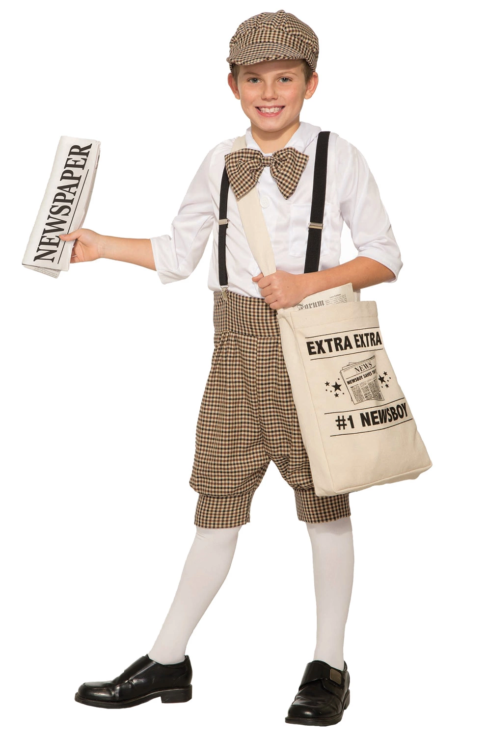 Newsboy Child Costume (Small) 1 Newsboy Child Costume (Small)
