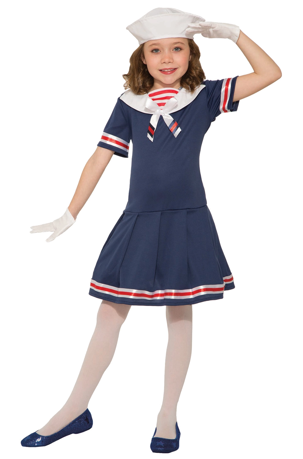 Sailor Girl Child Costume (Large) 1 Sailor Girl Child Costume (Large)