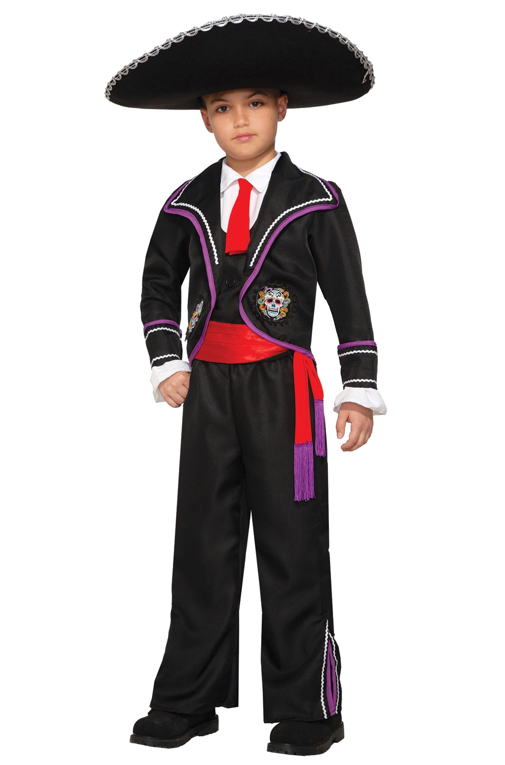 Day Of The Dead Macabre Child Costume (Medium) 1 Day Of The Dead Macabre Child Costume (Medium)