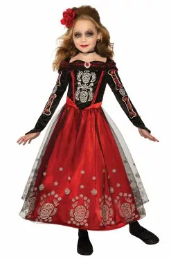 Day Of The Dead Princess Child Costume (Medium)