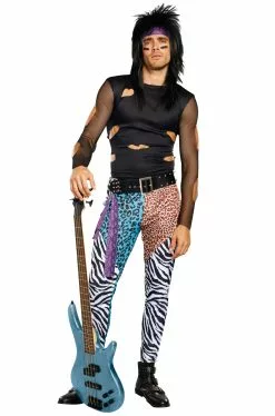 Hair Band Dude Adult Costume