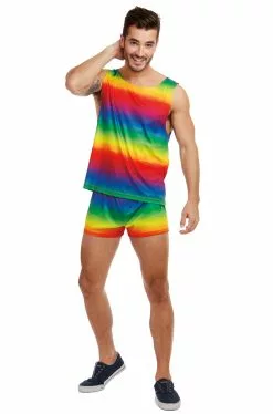 Festive Rainbow Adult Costume