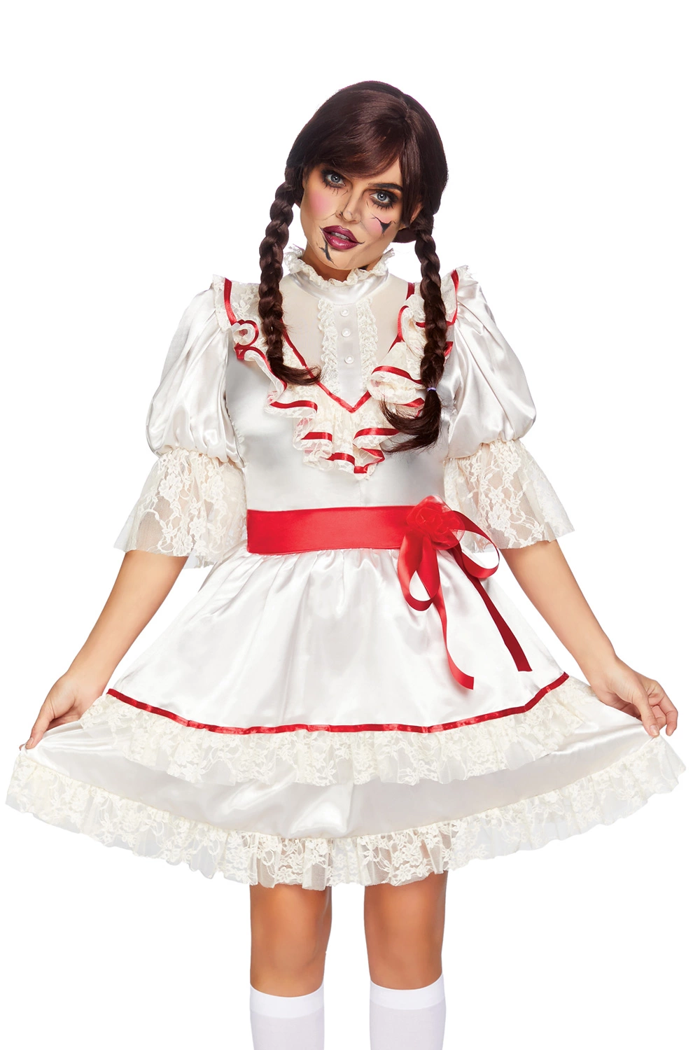 Haunted Doll Adult Costume 1 Haunted Doll Adult Costume