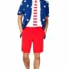 Stars And Stripes Summer Suit Adult Costume