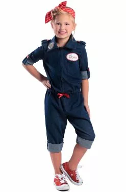 Rosie The Riveter Child Costume