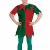 Festive Elf Tunic Adult Costume