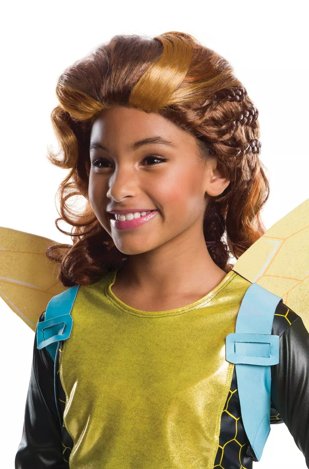 DC Super Hero Girls Bumblebee Child Wig 1 DC Super Hero Girls Bumblebee Child Wig