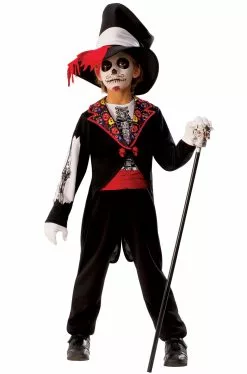Day Of The Dead Boy Child Costume