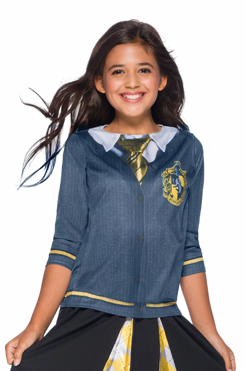 Hufflepuff Printed Top Child Costume 1 Hufflepuff Printed Top Child Costume