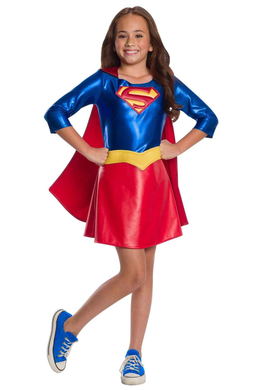 DC Super Hero Girls Deluxe Supergirl Child Costume 1 DC Super Hero Girls Deluxe Supergirl Child Costume