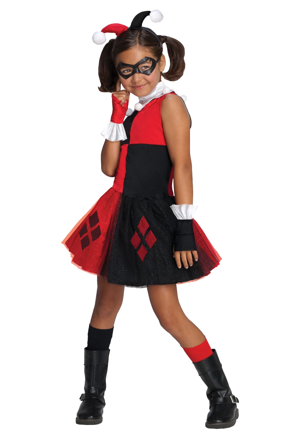 DC Super Villains Harley Quinn Tutu Toddler/Child Costume 1 DC Super Villains Harley Quinn Tutu Toddler/Child Costume