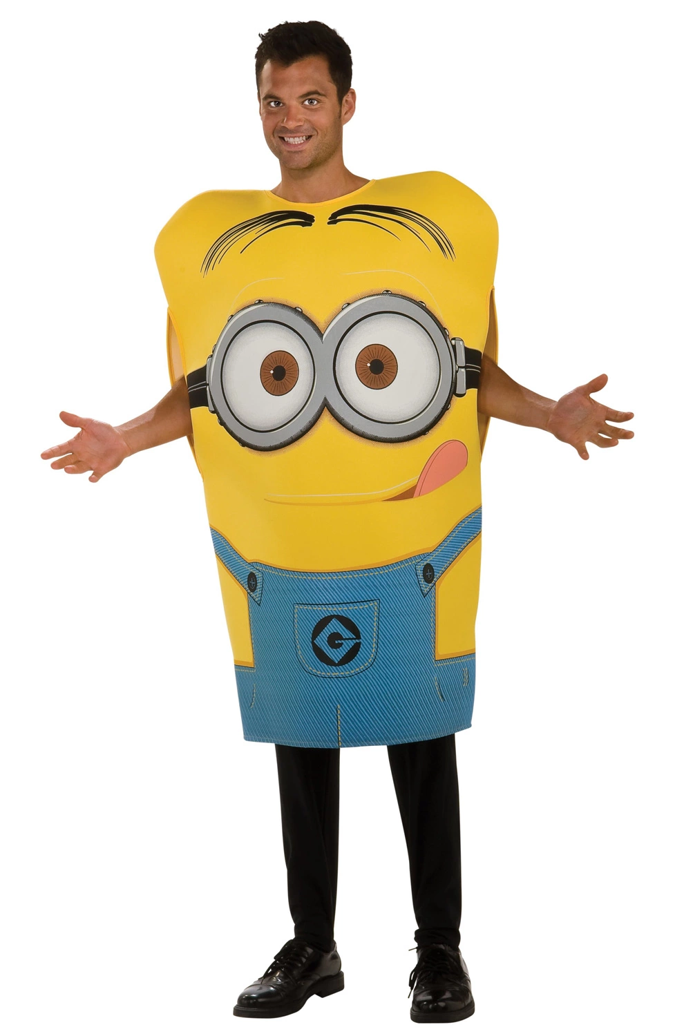Foam Minion Dave Adult Costume 1 Foam Minion Dave Adult Costume