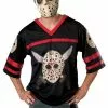 Friday The 13th Jason Hockey Jersey And EVA Mask Adult Costume