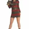 A Nightmare On Elm Street Secret Wishes Miss Krueger Adult Costume