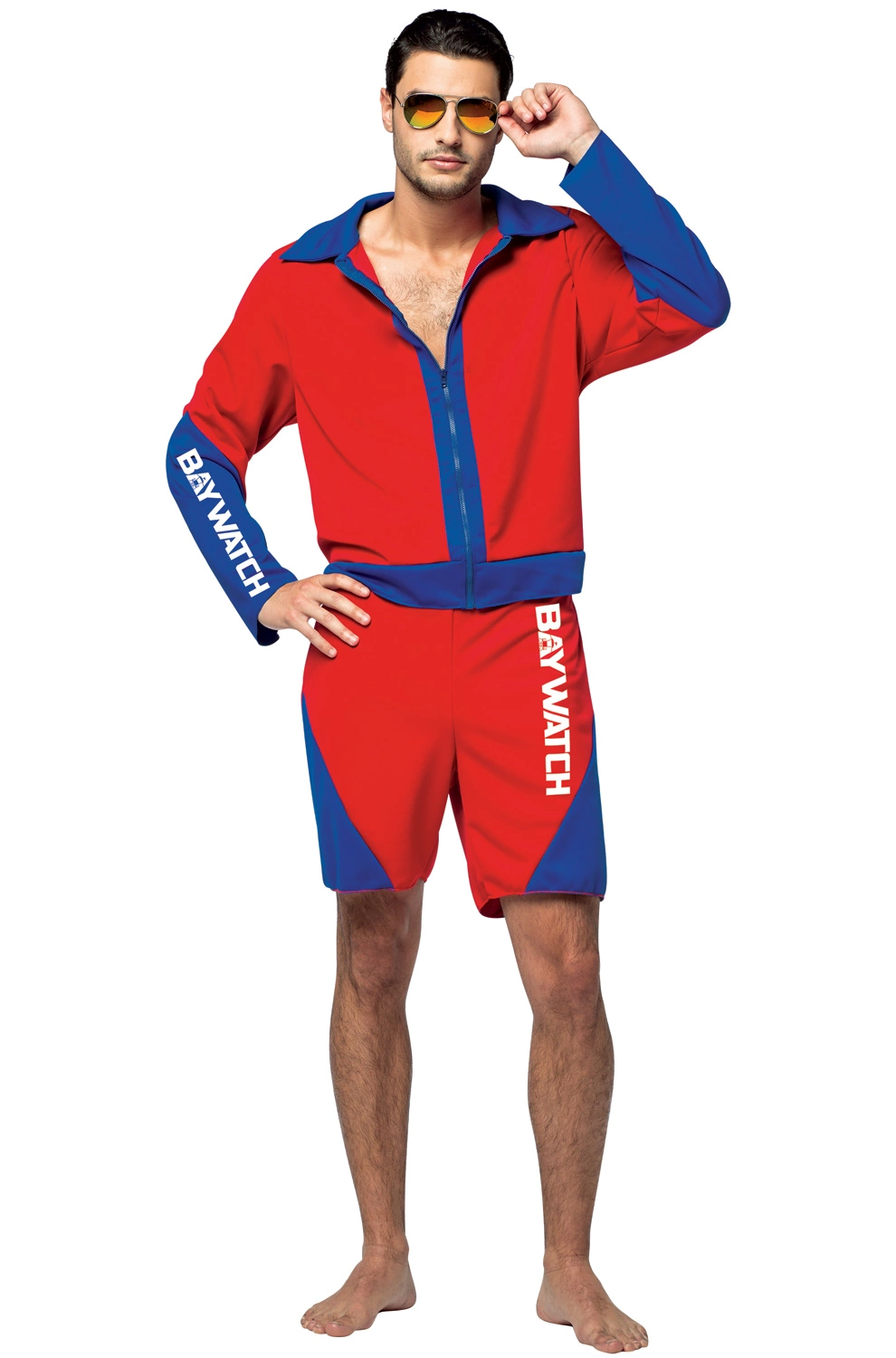 Baywatch Male Lifeguard Suit Adult Costume 1 Baywatch Male Lifeguard Suit Adult Costume